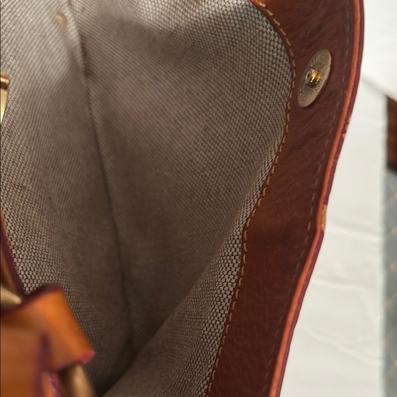 Dooney & Bourke Tan Leather Tote Bag - Picture 10 of 16